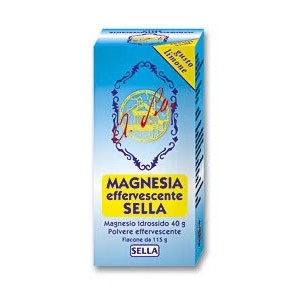 Magnesia effervescente sella orale polvere eff 115 g limone