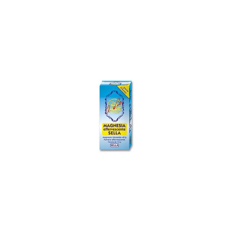 Magnesia effervescente sella orale polvere eff 115 g limone Magnesia effervescente sella orale polvere eff 115 g limone