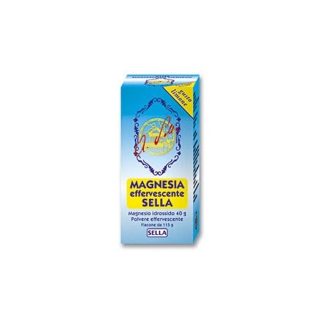 Magnesia effervescente sella orale polvere eff 115 g limone Magnesia effervescente sella orale polvere eff 115 g limone