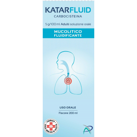Katarfluid ad soluzione orale 200 ml 5 g/100 ml