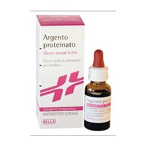 Argento proteinato sella bb gocce orl 10 ml 0,5%