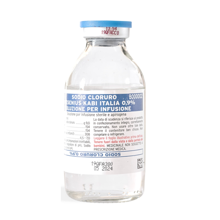 Sodio cloruro fresenius kabi italia 1 flacone ev 100 ml 0,9% Sodio cloruro fresenius kabi italia 1 flacone ev 100 ml 0,9%