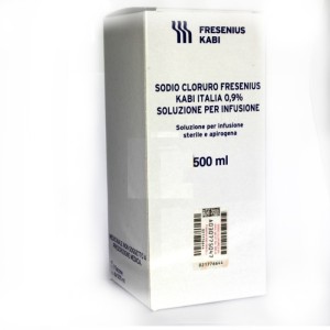 Sodio cloruro fresenius kabi italia 1 flacone ev 500 ml 0,9%