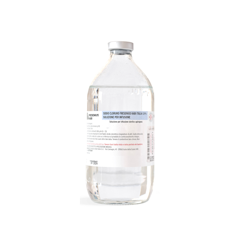 Sodio cloruro fresenius kabi italia 1 flacone ev 500 ml 0,9%