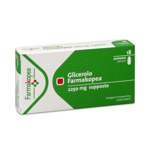 Glicerolo farmakopea 18 supp 2.250 mg