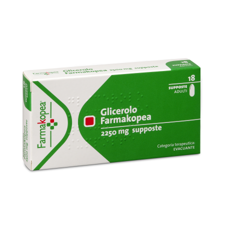 Glicerolo farmakopea 18 supp 2.250 mg