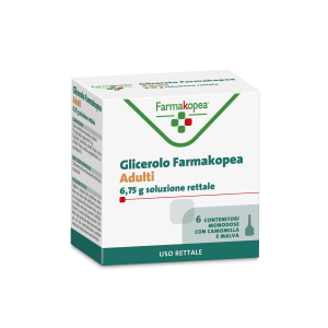 Glicerolo farmakopea ad 6 microclismi 6,75 g con camomillae malva