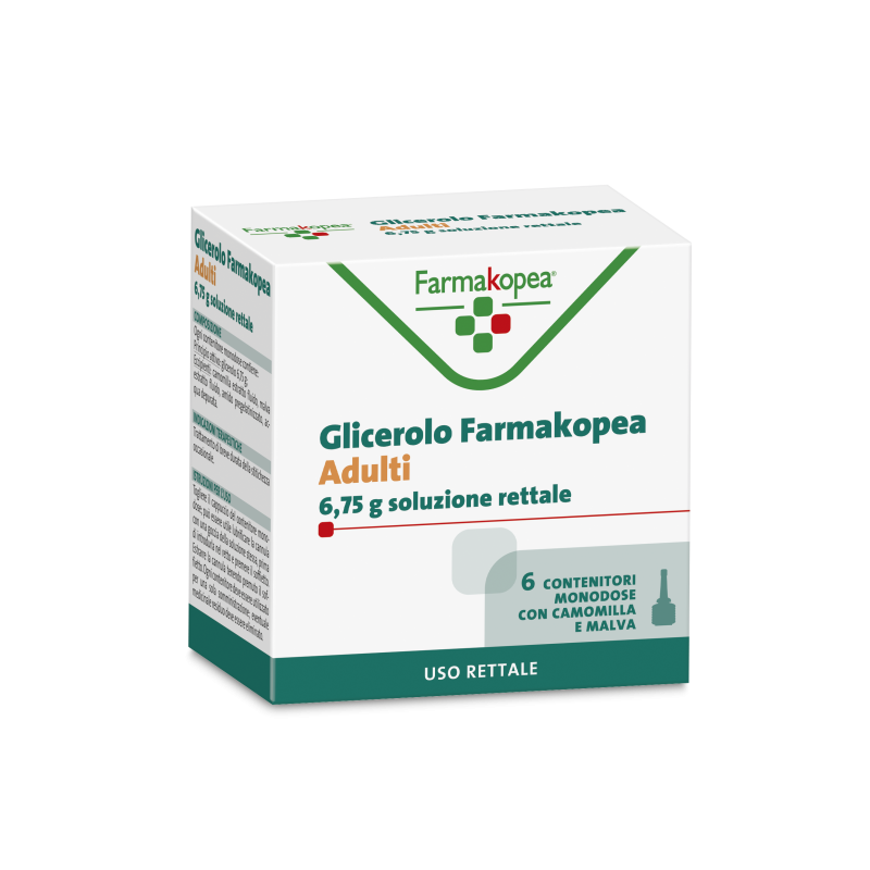 Glicerolo farmakopea ad 6 microclismi 6,75 g con camomillae malva