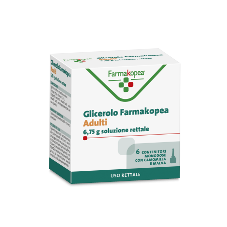Glicerolo farmakopea ad 6 microclismi 6,75 g con camomillae malva