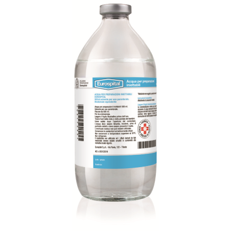 Acqua per preparazioni iniettabili eurospital 1 flacone 500 ml