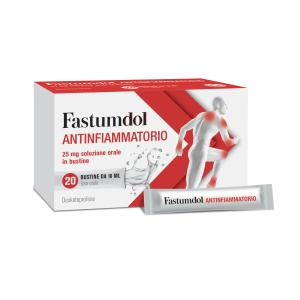 Fastumdol antinfiammatorio soluzione orale 20 bustine 25 mg