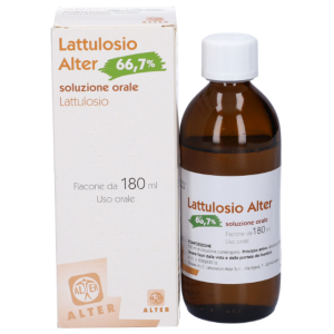 Lattulosio alter soluzione orale 1 flacone 180 ml 66,7%