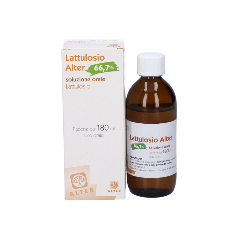 Lattulosio alter soluzione orale 1 flacone 180 ml 66,7%