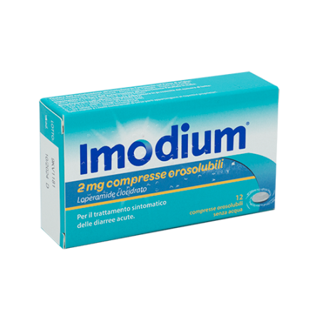 Imodium 12 compresse orosol 2 mg Imodium 12 compresse orosol 2 mg