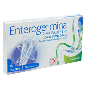Enterogermina os sosp 10 flaconcini 2 mld 5 ml