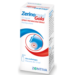 Zerinomed gola spray mucosa orale 15 ml 0,25%