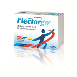 Flectorgo 20 capsule molli 12,5 mg
