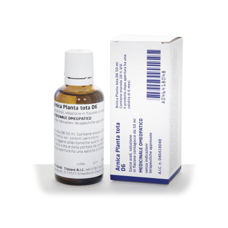 Arnica planta tota orale gocce d6 50 ml Arnica planta tota orale gocce d6 50 ml