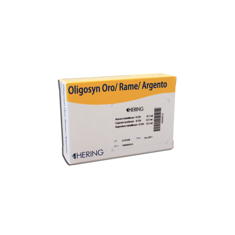 Oligosyn oro-rame-argento orale 15 contenitori monodose 2 ml Oligosyn oro-rame-argento orale 15 contenitori monodose 2 ml