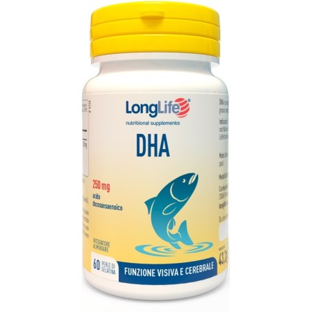 Longlife dha 250 mg 60 perle Longlife dha 250 mg 60 perle