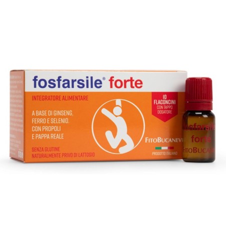Fosfarsile forte ginseng 10 flaconcini Fosfarsile forte ginseng 10 flaconcini