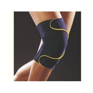 Ginocchiera elastica regolabile new edge 020 blu regular