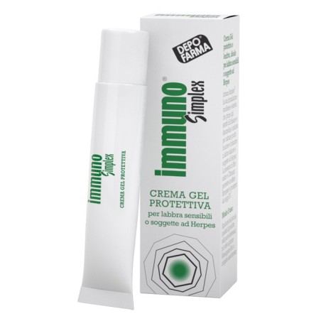 Immuno simplex crema gel protettiva labbra 8 ml Immuno simplex crema gel protettiva labbra 8 ml