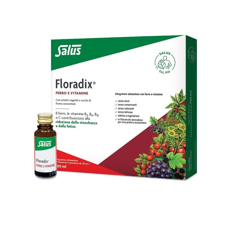 Floradix monodose 10 flaconcini da 20 ml