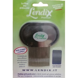 Lendix pettine premium antipidocchi in acciaio