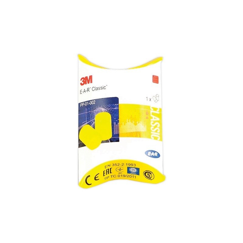 Ear tappo auricolare in spugna 2 pezzi