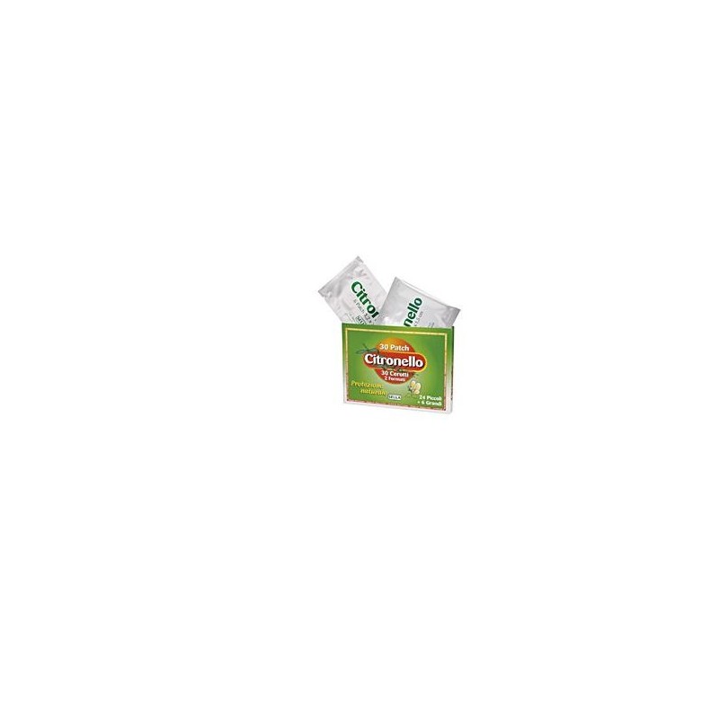 Cerotto citronello 30 pezzi Cerotto citronello 30 pezzi