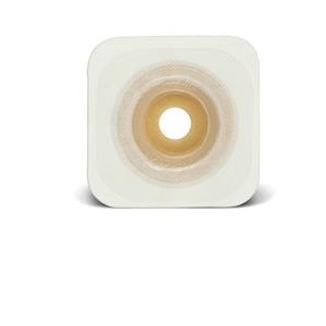 Placca convessa modellabile con barriera protettiva con idrocolloidi e supporto microporoso con sistema di aggancio adesivo ripo