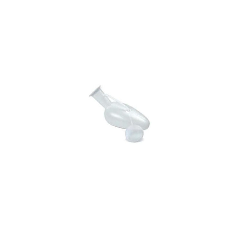 Urinale in plastica con tappo Urinale in plastica con tappo