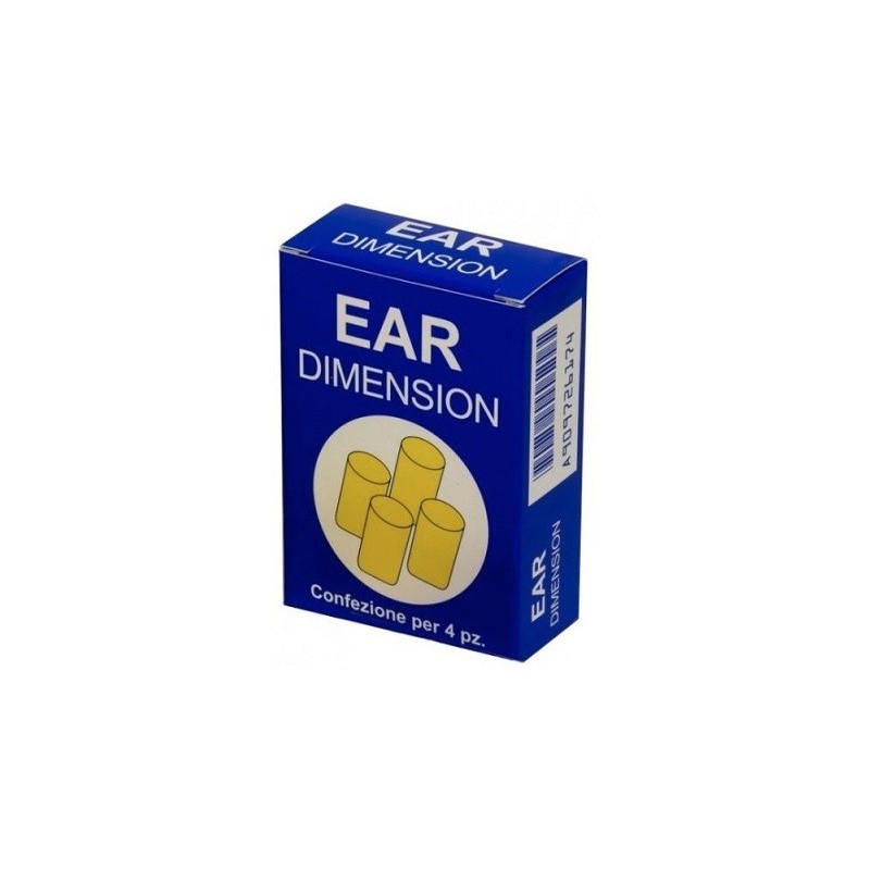 Ear dimension tappo auricolare in spugna 4 pezzi Ear dimension tappo auricolare in spugna 4 pezzi
