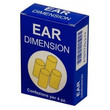 Ear dimension tappo auricolare in spugna 4 pezzi Ear dimension tappo auricolare in spugna 4 pezzi