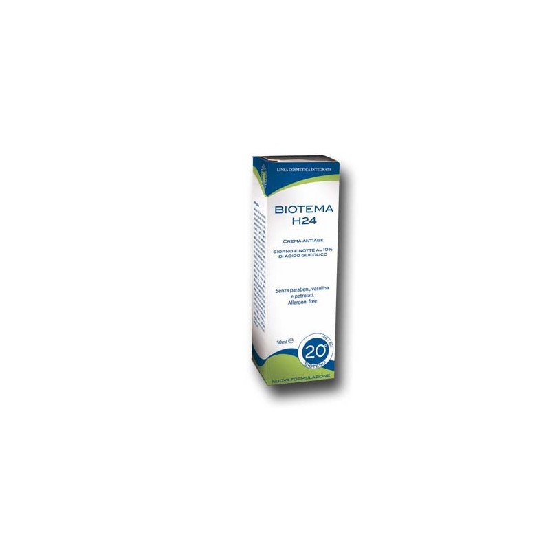 Biotema h24 crema acido glicolico 10% 50 ml