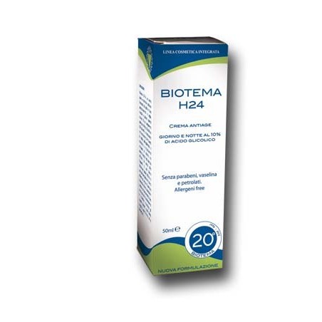 Biotema h24 crema acido glicolico 10% 50 ml