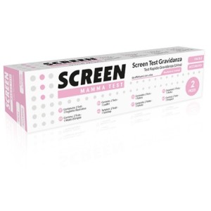 Screen test ormone hcg gravidanza nell'urina 2 pezzi screentest hcg 2 pz
