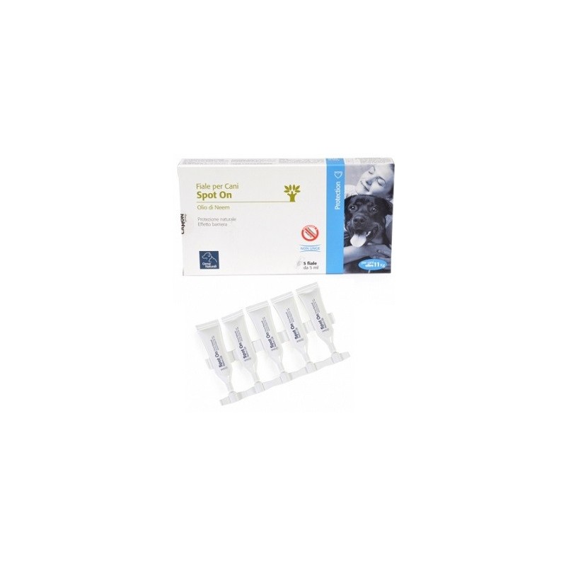 Protection spoton cane 10kg 5 x 5 ml