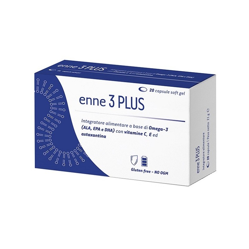 Enne 3 plus 20 capsule softgel Enne 3 plus 20 capsule softgel