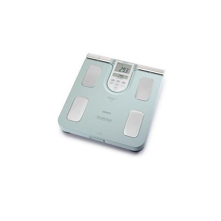Bilancia pesapersone con monitor composizione corporea 4sensori peso percentuale massa grassa e massa muscolare bf511 colore tur