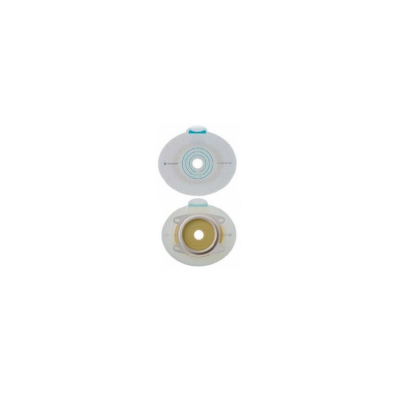 Placca per urostomia colostomia ileostomia sensura mio clicksistema a due pezzi flangia 40 mm foro ritagliabile 10-35 mm 5 pezzi