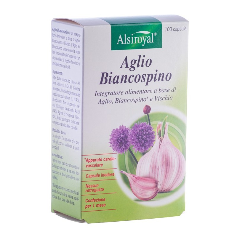 Aglio biancospino 100 capsule Aglio biancospino 100 capsule