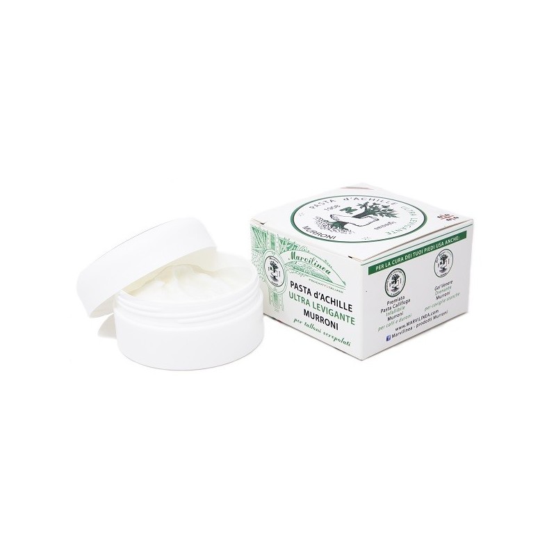 Pasta d'achille ultra levigante murroni per talloni screpolati 100 ml Pasta d'achille ultra levigante murroni per talloni screpolati 100 ml