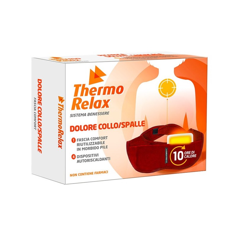 Thermorelax fascia dolore collo spalle fascia+4 dispositiviautoriscaldanti Thermorelax fascia dolore collo spalle fascia+4 dispositiviautoriscaldanti