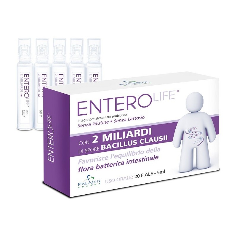 Enterolife 2 miliardi 20 fiale da 5 ml
