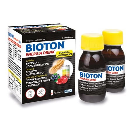 Bioton energia drink 4 flaconcini x 50 ml