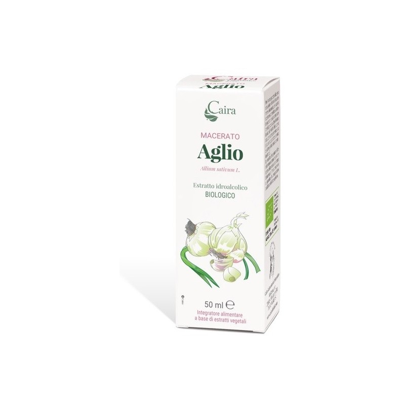 Caira aglio macerato idroalcolico bio gocce 50 ml Caira aglio macerato idroalcolico bio gocce 50 ml
