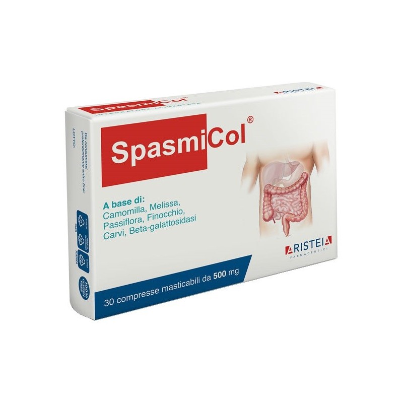 Spasmicol 30 compresse masticabili 500 mg Spasmicol 30 compresse masticabili 500 mg