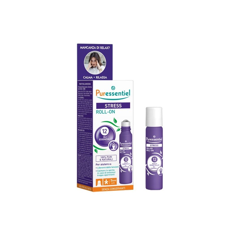Puressentiel roller sos stress 12 oli essenziali 5 ml